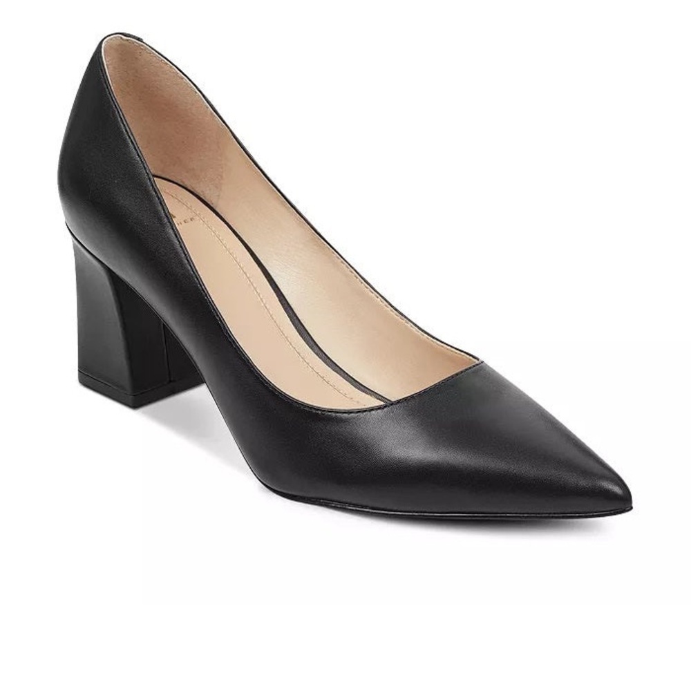 Marc Fisher LTD Zala Block Heel Pointy Toe Pump